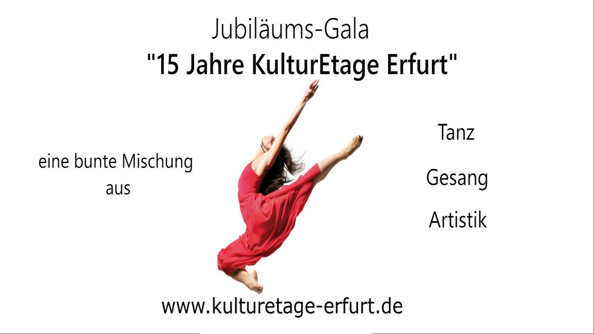 15 Jahre KulturEtage Erfurt 15 Jahre KulturEtage Erfurt