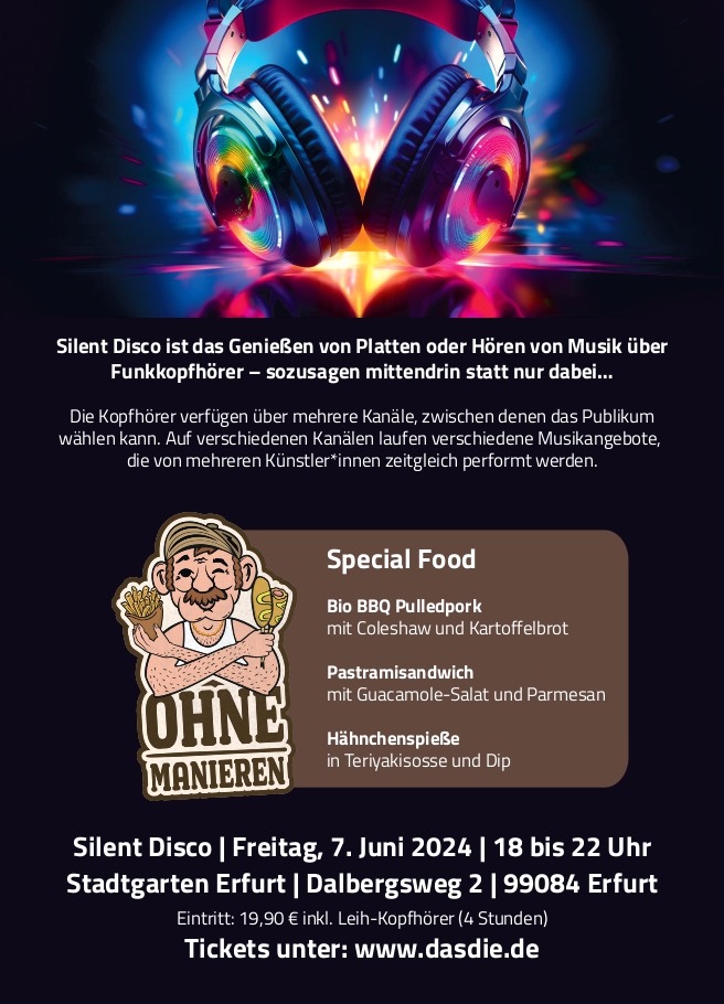 Silent Disco Stadtgarten Erfurt