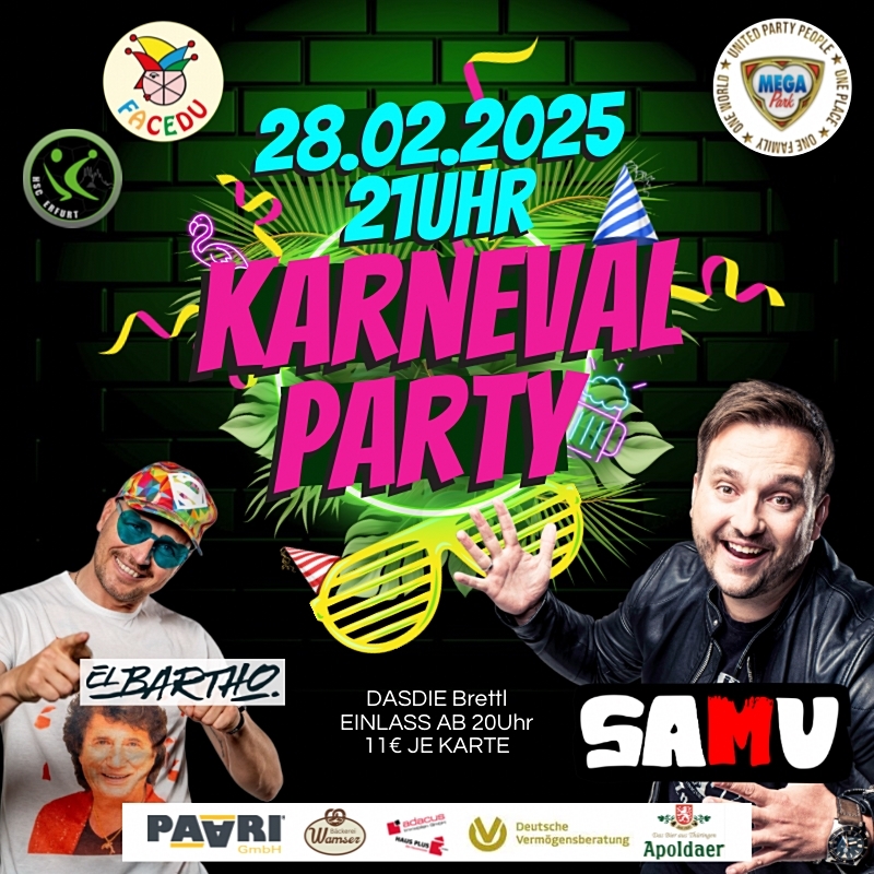 Karneval Party FACEDU Karneval Party FACEDU