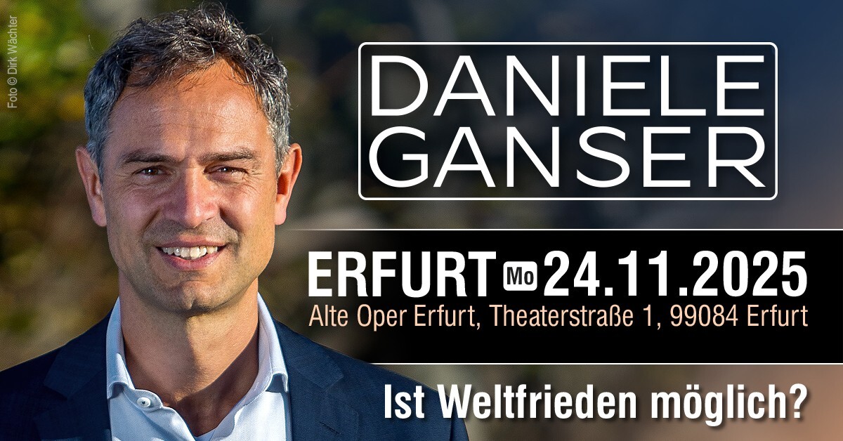 Dr. Daniele Ganser Dr. Daniele Ganser