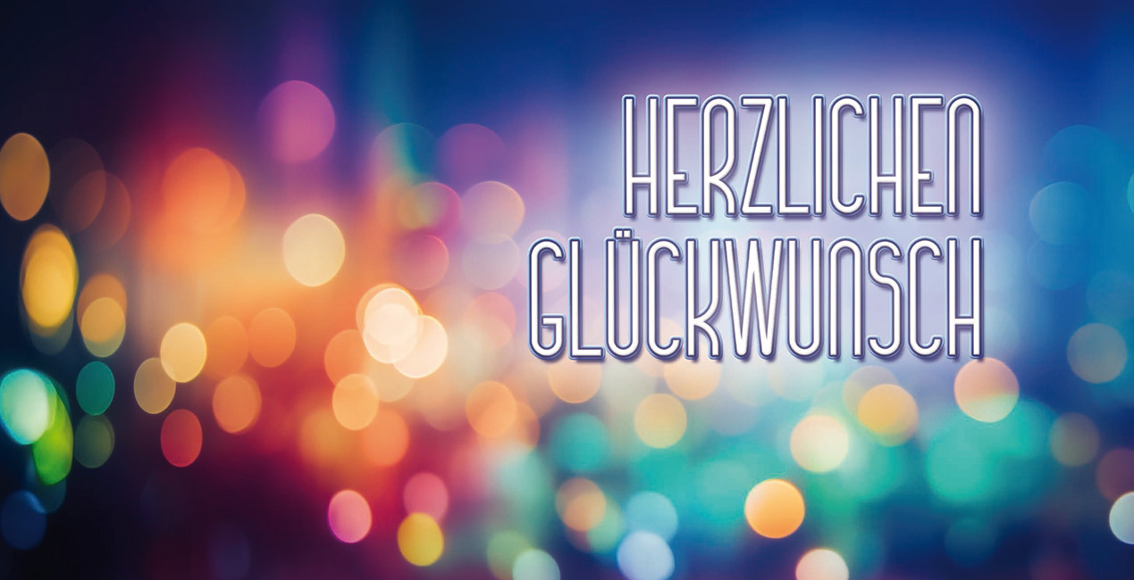 Hülle 5 - HERZLICHEN GLÜCKWUNSCH