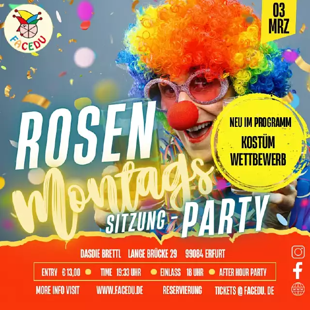 Rosenmontagssitzung FACEDU