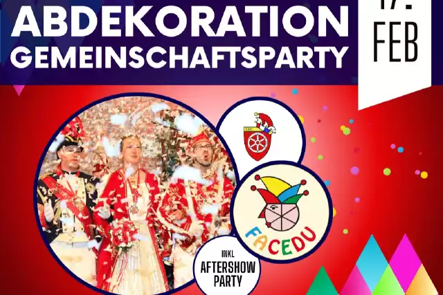 Gemeinschaftsparty FACEDU